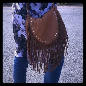 Fringe purse